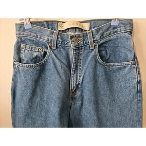 Vintage Arizona Loose Fit Jeans 30x32 Blue High Waist Straight Leg Men's Denim